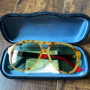 Gucci Havana Aviators GG0159S